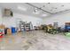 Spacious garage with ample storage space and overhead lighting at 791 S Us Highway 31, Whiteland, IN 46184