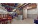 Unfinished basement space with exposed ceiling and walls, ready for customization at 8536 Blue Marlin Dr, Indianapolis, IN 46239