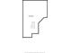 A basement floor plan featuring stair access at 8536 Blue Marlin Dr, Indianapolis, IN 46239