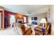 Comfortable living room featuring a fireplace, large windows, and relaxing seating arrangement at 8536 Blue Marlin Dr, Indianapolis, IN 46239