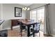 Stylish dining area with modern table and chairs at 9694 Angelica Dr, Noblesville, IN 46060