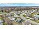 Expansive aerial shot showcasing a meticulously planned neighborhood with lush greenery and well-spaced homes at 10237 Sand Run Ln, Fortville, IN 46040