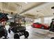 Garage featuring a golf cart, and car at 10237 Sand Run Ln, Fortville, IN 46040