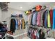 Walk-in closet with an abundance of storage provides ample space for organization at 10237 Sand Run Ln, Fortville, IN 46040