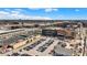 Sprawling aerial view showcasing the commercial area with parking lots at 1238 Alabama St, Indianapolis, IN 46202