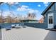 Inviting rooftop deck with blue outdoor seating, ideal for relaxing and entertaining at 1238 Alabama St, Indianapolis, IN 46202