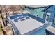Image of the rooftop deck showing furniture with stairs leading to the yard at 1238 Alabama St, Indianapolis, IN 46202