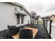Cozy back deck with chairs and a rug, perfect for enjoying the outdoor space at 1252 Kappes St, Indianapolis, IN 46221