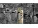 Black and white aerial shot with lot lines at 136 W 43Rd St, Indianapolis, IN 46208