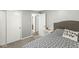 Comfortable bedroom features neutral paint and soft carpet flooring at 1710 Bittersweet Dr, Anderson, IN 46011