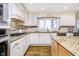 Bright kitchen with custom cabinets, granite countertops and stainless appliances at 2005 Dakota Dr, Noblesville, IN 46062