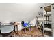 Room with shelving, sloped ceilings, and carpeted floor at 2023 Shelby St, Indianapolis, IN 46203