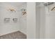 Walk-in closet with ample storage, white shelving, baskets, and hanging clothes at 2232 Foothill Dr, Greenfield, IN 46140