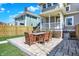 Inviting backyard patio area with outdoor dining set, perfect for enjoying the outdoors at 2352 N College Ave, Indianapolis, IN 46205