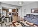 Living Room featuring sofas and an open concept to the kitchen at 2468 Shadow Bend Dr, Columbus, IN 47201