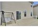 Back patio with furniture and siding home exterior at 2468 Shadow Bend Dr, Columbus, IN 47201