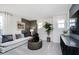 Cozy loft with plush seating, perfect for relaxing or entertaining at 2634 Penn Ave, Plainfield, IN 46168