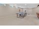 Spacious basement area with ping pong table, great for recreation at 3240 Wildlife Trl, Zionsville, IN 46077