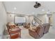 Finished basement space with home theater setup and comfortable seating at 3240 Wildlife Trl, Zionsville, IN 46077
