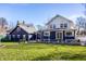 Two-story house featuring a blue accent, surrounded by a well-maintained green lawn at 3926 Rookwood Ave, Indianapolis, IN 46208