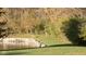 Backyard view of the property with a pond and wildlife at 400 S Prairie Trce, Muncie, IN 47304