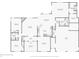 Detailed floor plan showcasing the layout of the home with room dimensions and features at 400 S Prairie Trce, Muncie, IN 47304