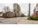 Street view features varied architectural styles, street signs, and trees at 503 Lockerbie N Cir, Indianapolis, IN 46202