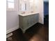 Bathroom features a vanity with double sinks at 511 Windward Ln, Plainfield, IN 46168