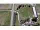 Aerial view of property highlighting its proximity to fields and rural setting at 7180 N State Road 42, Eminence, IN 46125