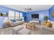Comfortable living room with plush seating and bright natural light at 836 Grassy Branch Dr, Indianapolis, IN 46239