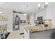 Spacious kitchen featuring stainless steel appliances, granite countertops, and white cabinets at 894 Woodgate Ln, Greenwood, IN 46143
