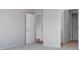 Bedroom with closet and doorway at 1023 Grassy Br Dr, Indianapolis, IN 46239
