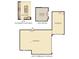 Garage and Gourmet Kitchen option floor plan for this home at 11599 Aubrey Ln, Fishers, IN 46040