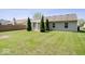 Well-maintained backyard with lush green lawn and privacy fence, ideal for recreation and relaxation at 12741 Glengary Dr, Fishers, IN 46038