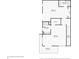 Detailed floor plan showcasing the layout of the home, including the bedrooms and balcony at 1557 N College Ave # 3, Indianapolis, IN 46202