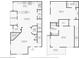 Complete floor plan showcasing layout, including living room, kitchen, bedrooms, and balcony at 1557 N College Ave # 3, Indianapolis, IN 46202