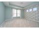 Bright and airy main bedroom with large windows, soft lighting, and decorative wallpaper for a calming atmosphere at 17346 Haxby Ln, Westfield, IN 46074