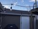 Backyard with a Weber grill and string lights strung across the top of the shed at 212 Walnut St, Greenfield, IN 46140