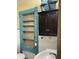 Bathroom with sink, toilet and cabinet at 212 Walnut St, Greenfield, IN 46140