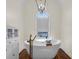Elegant bathroom featuring a freestanding tub, chandelier, and a cabinet at 250 W Tansey Crossing, Westfield, IN 46074