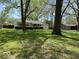 Charming single-story home with green lawn, mature trees, and a cozy, inviting curb appeal at 2843 Canterbury Ln, Indianapolis, IN 46220