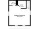A detailed floor plan showing the primary bedroom, bath, and WIC of the home at 2909 Huntsville Rd, Pendleton, IN 46064