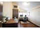 Bright office space with natural light, a desk, chair, and vintage sewing table at 2909 Huntsville Rd, Pendleton, IN 46064