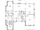 Layout of the first floor, featuring a spacious living room, kitchen, dining area, three bedrooms and two and a half bathrooms at 311 2Nd Ne St, Carmel, IN 46032