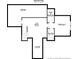 Layout of the second floor, featuring a loft room, a lounge, a third bedroom and an en-suite bathroom at 311 2Nd Ne St, Carmel, IN 46032