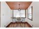 Inviting dining area has a cozy table set near windows with natural light at 331 W State St, Pendleton, IN 46064