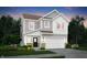Charming two-story home with a finished two car garage, attractive neutral colors and landscaped yard at 3721 Cantebury Dr, Franklin, IN 46131