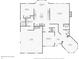 Detailed floor plan showcasing the layout of the home with labeled rooms and dimensions at 3892 Pelham Rd, Carmel, IN 46074