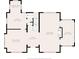 First floor layout including kitchen, living room, dining room, sunroom, and foyer at 3901 S Meridian St, Indianapolis, IN 46217