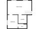 Basement floor plan showing Gathering room, bedroom, laundry, and walk in closet locations at 5927 Timber Lake Blvd, Indianapolis, IN 46237